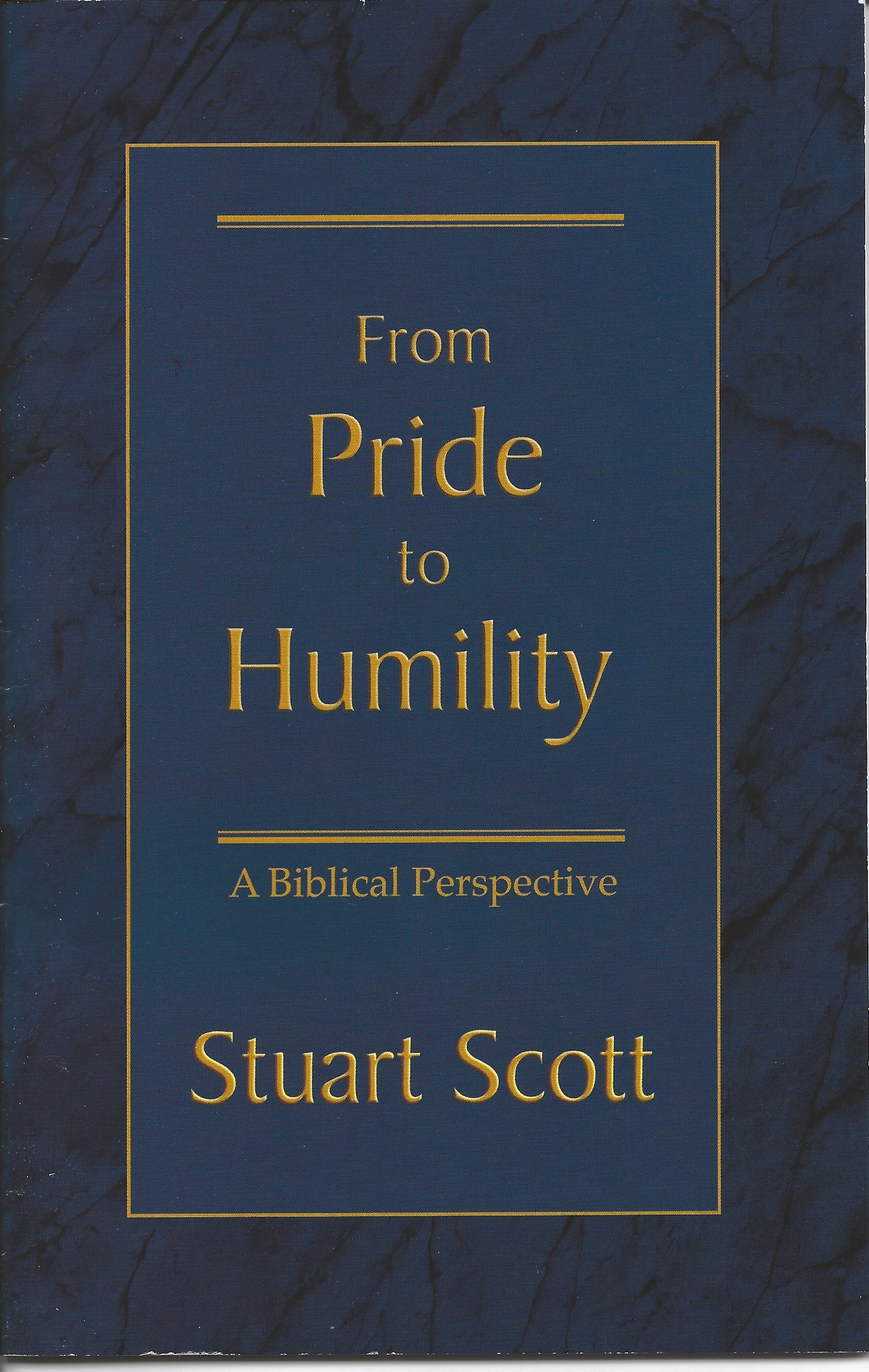 FROM PRIDE TO HUMILITY Stuart Scott